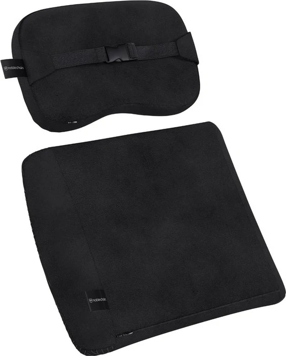 noblechairs Memory-Schaum Kissen-Set Black Panther Edition, schwarz/violett/weiß