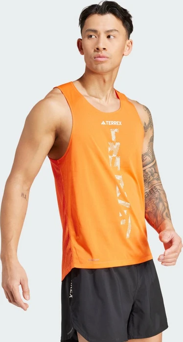 adidas Terrex Xperior Singlet Laufshirt ärmellos semi impact orange (Herren)