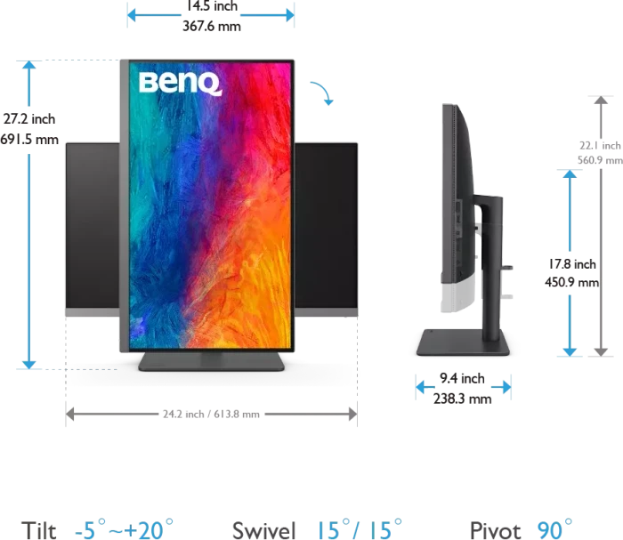 BenQ PD2706U, 27"
