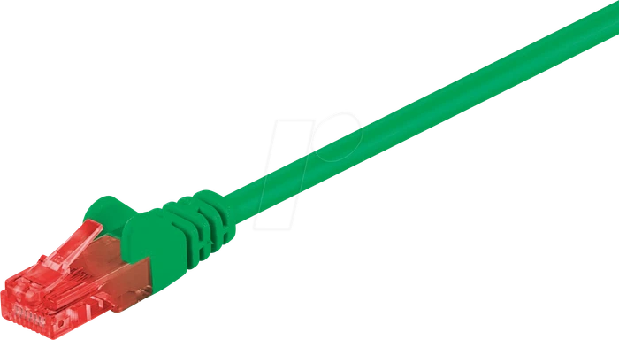 goobay Patchkabel, Cat6, U/UTP, RJ-45/RJ-45, 7.5m, grün