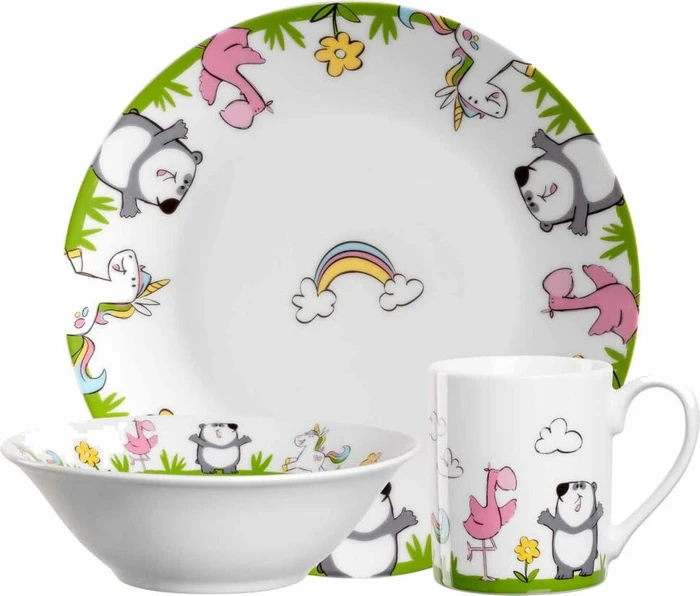 Leonardo Kindergeschirr-Set Bambini, 3-tlg.