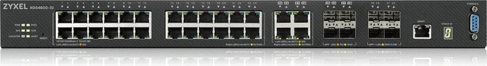 Zyxel XGS4600 Rackmount Gigabit Managed Switch, 24x RJ-45, 4x SFP+, 4x RJ-45/SFP