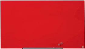 Nobo Impression Pro Whiteboard Glas 85" 85", rot, 190x100cm
