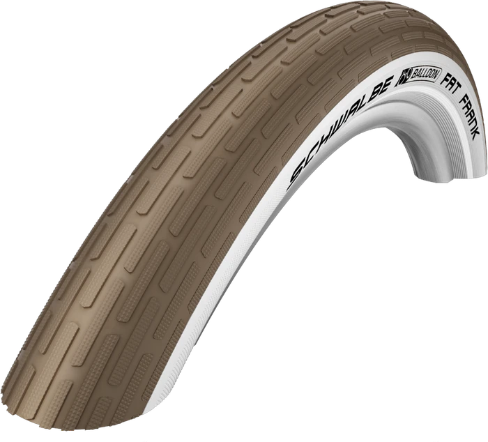 Schwalbe Fat Frank 28x2.0" Reifen coffee/whitewall/reflex