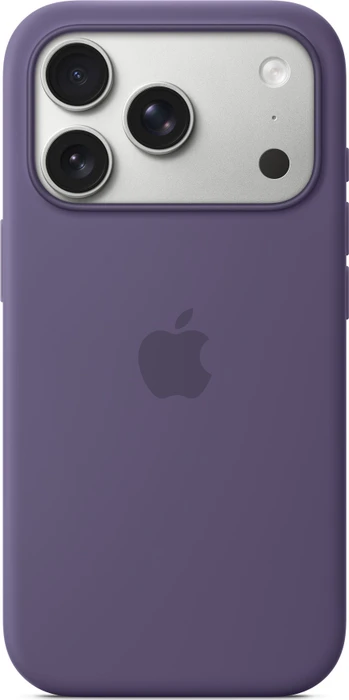 Apple iPhone 17 Pro Silikon Case mit MagSafe - Nebelviolett