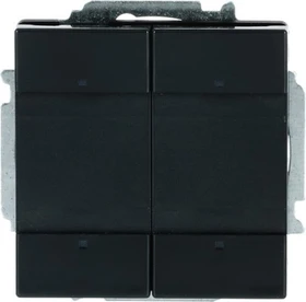 Busch-Jaeger Bedienelement, 2-fach, inkl. Busankoppler, anthrazit