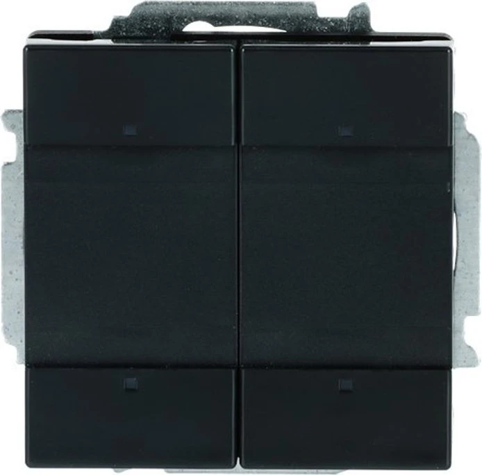 Busch-Jaeger Bedienelement, 2-fach, inkl. Busankoppler, anthrazit