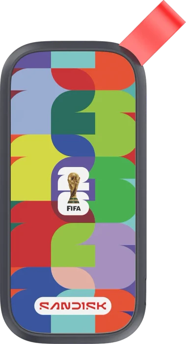 SanDisk Portable SSD FIFA World Cup 2026 Edition, 1TB, USB-C 3.1