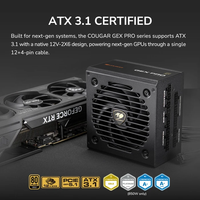Cougar GEX PRO 750 750W, ATX 3.1