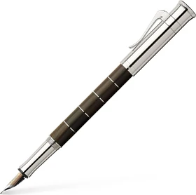 Graf von Faber-Castell Classic Anello grenadill/silber, rechte Hand, extra fein