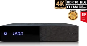 AB-COM PULSe 4K schwarz, 1x DVB-S2X, festplattenvorbereitet