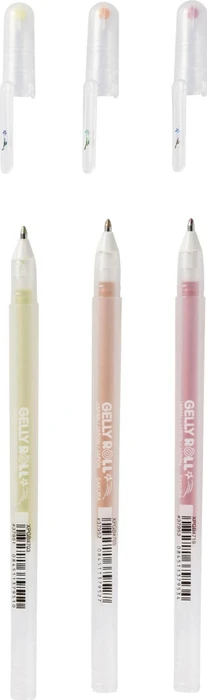 Sakura Gelly Roll Stardust Glitter Happy Gelroller (Mine) sortiert, 3er-Set, Etui