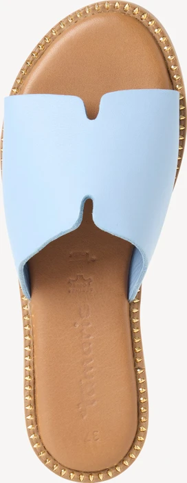 Tamaris Lederpantolette blau (Damen)