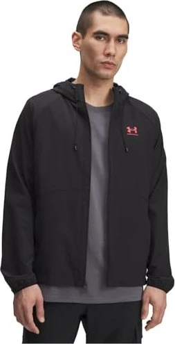 Under Armour Stretch Woven Windbreaker Funktionsjacke black/racer red (Herren)
