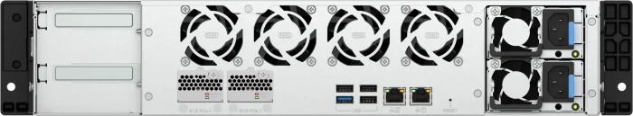 QNAP Turbo Station TS-h1065eU-RP-8G, 8GB RAM, 2x RJ-45 2.5GBase-T, 1x USB-A 3.1, 2HE