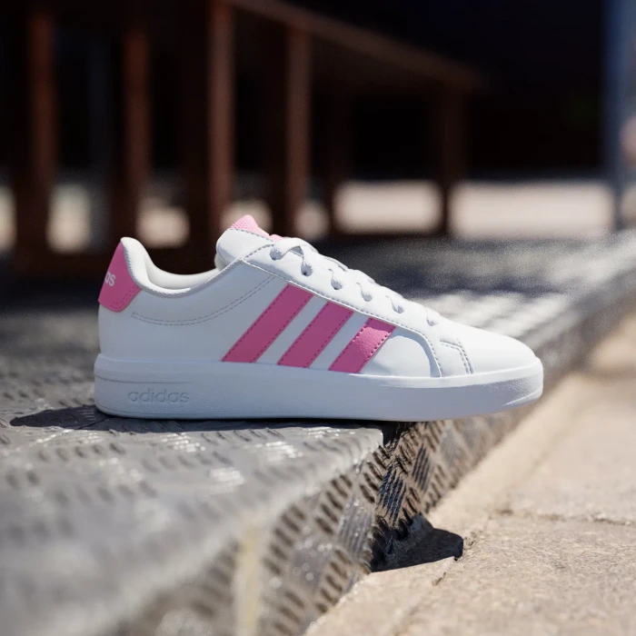 adidas Grand Court 3.0 cloud white/bliss pink (Junior)