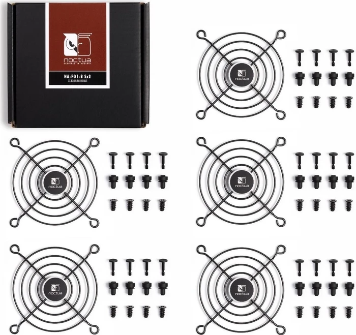 Noctua NA-FG1-8 Lüftergitter, 80mm, 5er-Pack