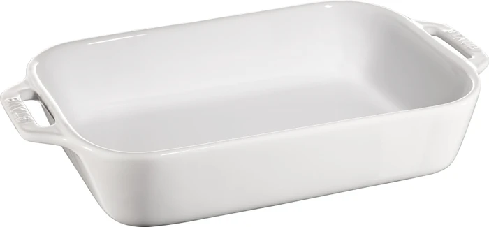 Zwilling Staub Ceramique Auflaufform eckig 32.9x20.5cm weiß
