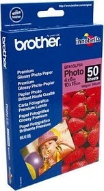 Brother Premium Fotopapier weiß, 10x15cm, 190g/m², 50 Blatt