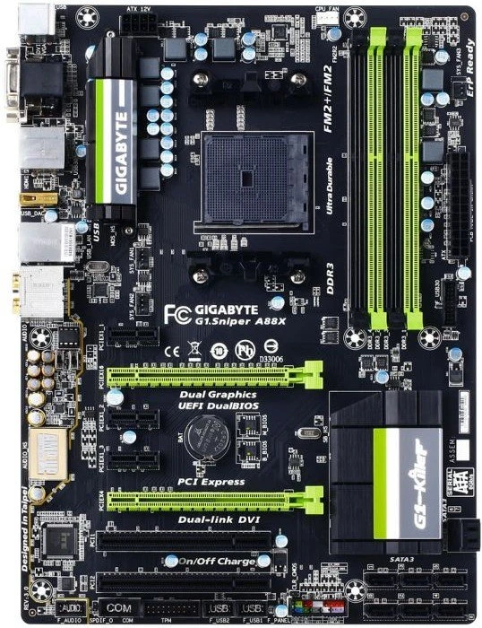 GIGABYTE G1.Sniper A88X (AMD FM2+)