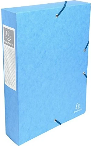 Exacompta Archivbox Colorspan Karton 60mm, A4, türkis, 8er-Pack