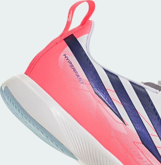 adidas F50 Hyperfast League Laceless IN cloud white/solar purple/solar turbo (Junior)