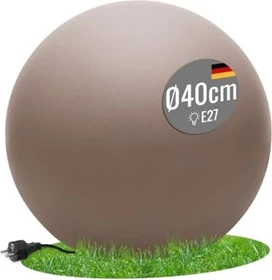 8 seasons design Shining Globe E27 40cm taupe