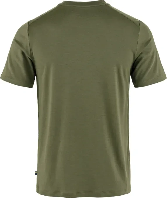 Fjällräven Abisko Wool Funktionsshirt kurzarm laurel green (Herren)