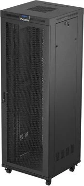 Lanberg 19" Rackschrank 47HE, freistehend, Gitternetztür, IP20, RAL 9004, 800mm tief