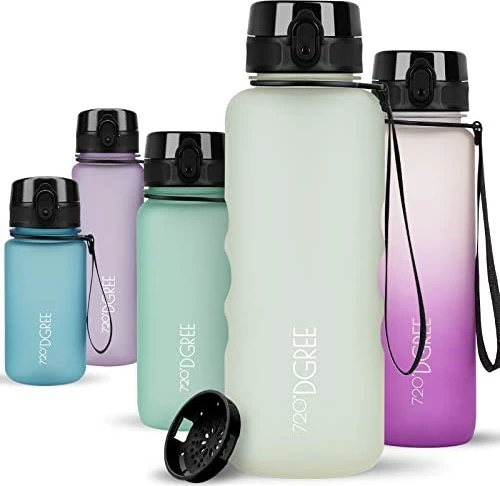 720°DGREE uberBottle softTouch Trinkflasche 1.5l champagne