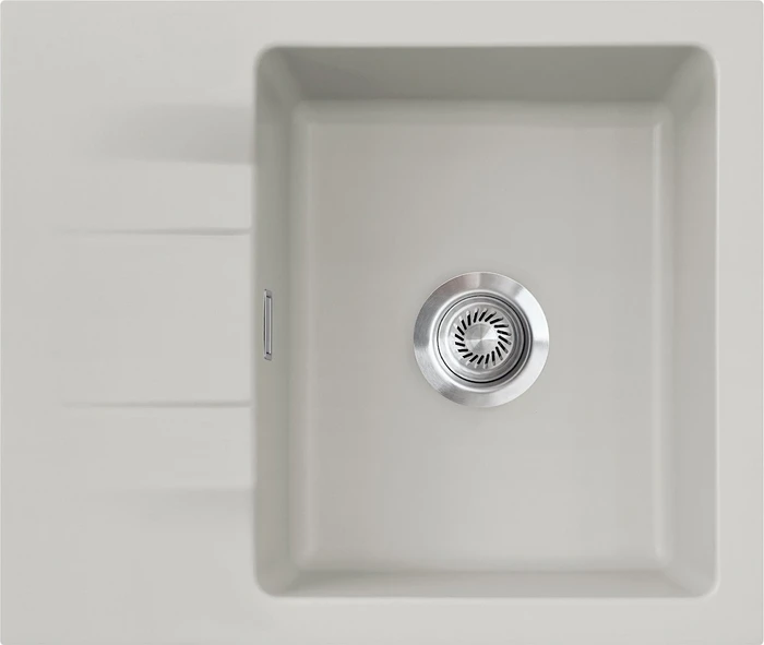 systemceram Genea 60 F Einbau Becken reversibel alu
