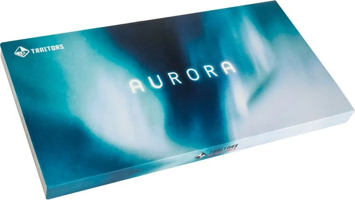 Traitors AURORA, Kunststoff (PBT), blau/türkis/weiß, 108 Tasten, ANSI-US