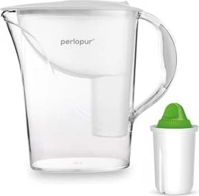 PearlCo Standard Tischwasserfilter inkl. Kartusche Alkaline weiß