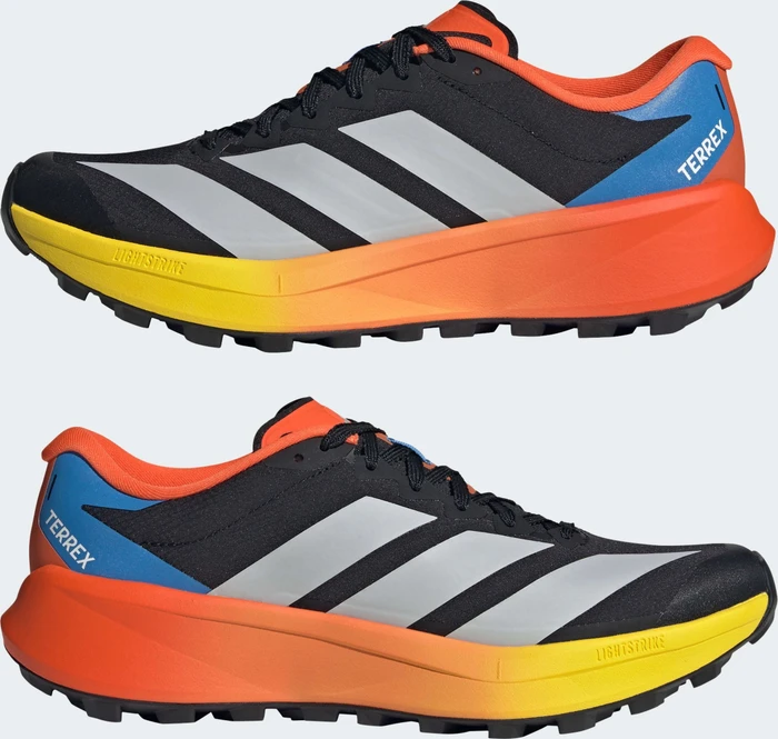 adidas Terrex Agravic 4 core black/grey two/semi impact orange (Herren)