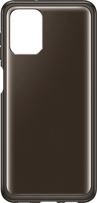 Samsung Soft Clear Cover für Galaxy A12 schwarz