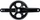Shimano GRX FC-RX820-1 42 Zähne Kurbelgarnitur 170mm (IFCRX8201CXB2)