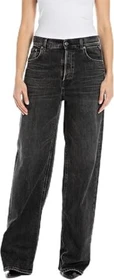 Replay Cary Wide Leg Fit Jeans dark grey (Damen)