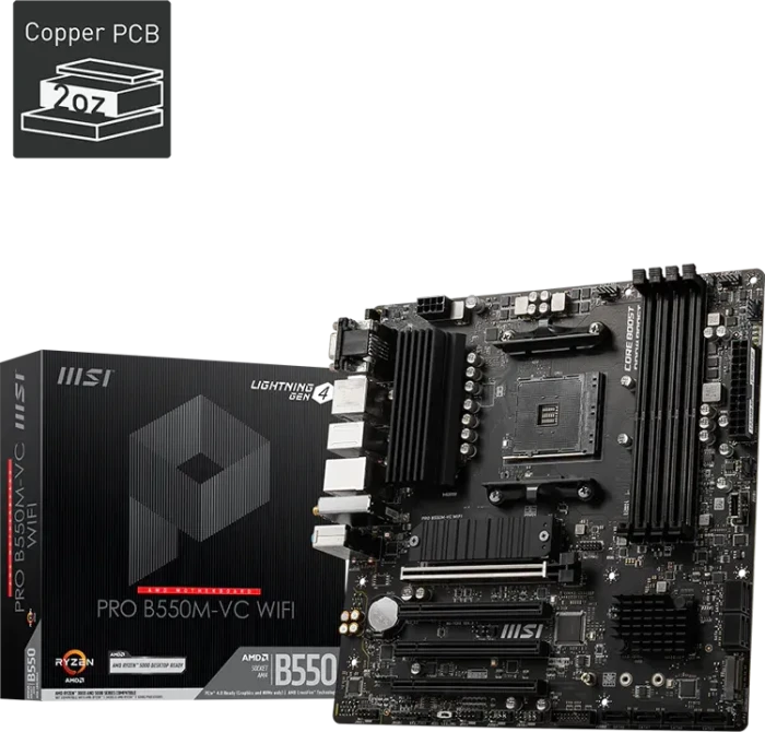 MSI PRO B550M-VC WIFI (AMD AM4)