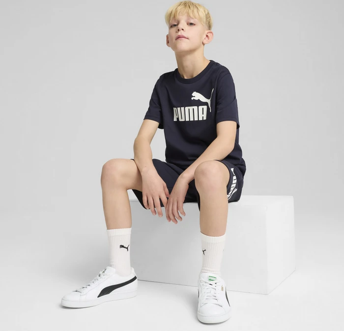 Puma ESS No. 1 Logo T-Shirt kurzarm new navy (Junior)