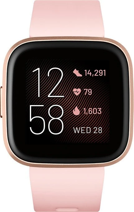 Fitbit Versa 2 Aktivitäts-Tracker petal/copper rose aluminium