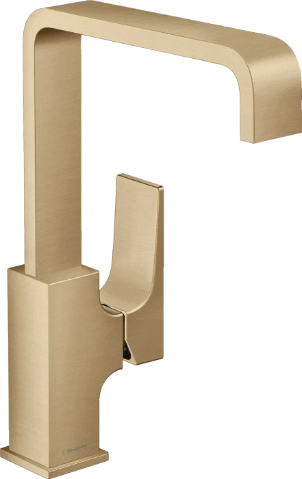 Hansgrohe Metropol Einhebel-Waschtischmischer 230 mit Hebelgriff und Push-Open Ablaufgarnitur brushed bronze