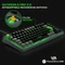 nerdytec Cykey QMK/VIA Gaming Keyboard, 75%, schwarz/transluzent, LEDs RGB, hot-swap, Gateron G Pro 3.0 YELLOW, USB, DE Vorschaubild