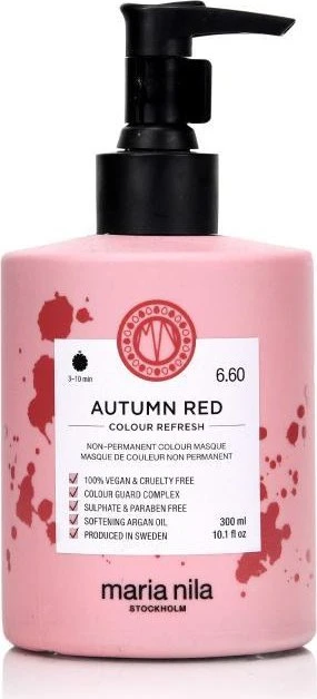 Maria Nila Colour Refresh 6.60 Autumn Red Farbmaske, 300ml