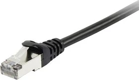 Equip Patchkabel, Cat6, S/FTP, RJ-45/RJ-45, 1m, schwarz