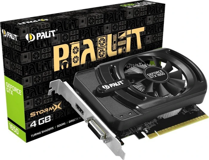 Palit GeForce GTX 1650 StormX, 4GB GDDR5, DVI, HDMI
