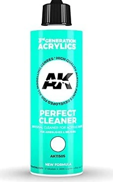 AK-Interactive 3rd Gen Acrylic Colors Perfect Cleaner, 250ml