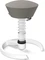 Aeris Swopper New Edition Bürohocker mit Gleitern, Feder Standard, Gestell Alu weiß, Bezug Wollmischung Select grau Vorschaubild