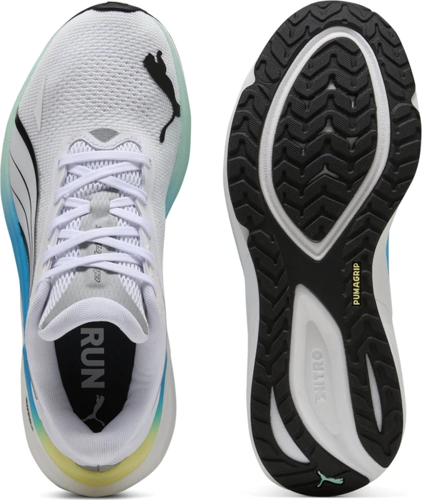 Puma Electrify Nitro 4 puma white/mint melt/speed blue (Damen)