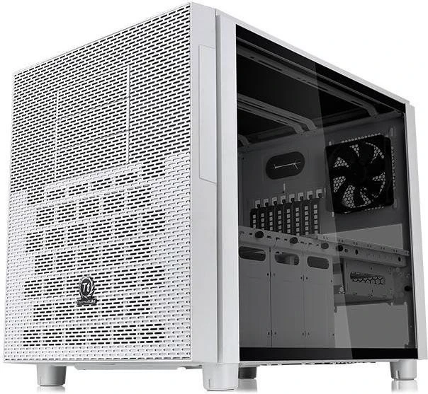 Thermaltake Core X5 Tempered Glass Snow Edition weiß, Glasfenster