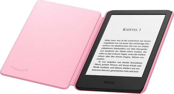 Amazon Stoffhülle für Kindle 2022 [11. Generation], Holzfaser, rosa